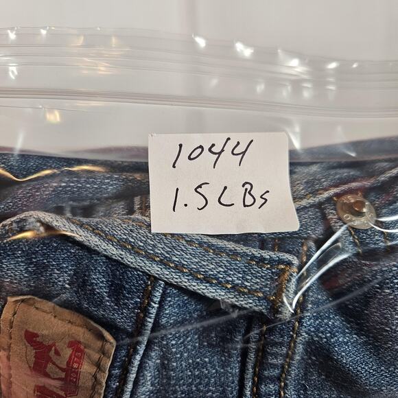 Levis 524 Too Superlow Jeans Womens 32x32* Blue Medium Wash Low Rise Bootcut - Picture 11 of 11